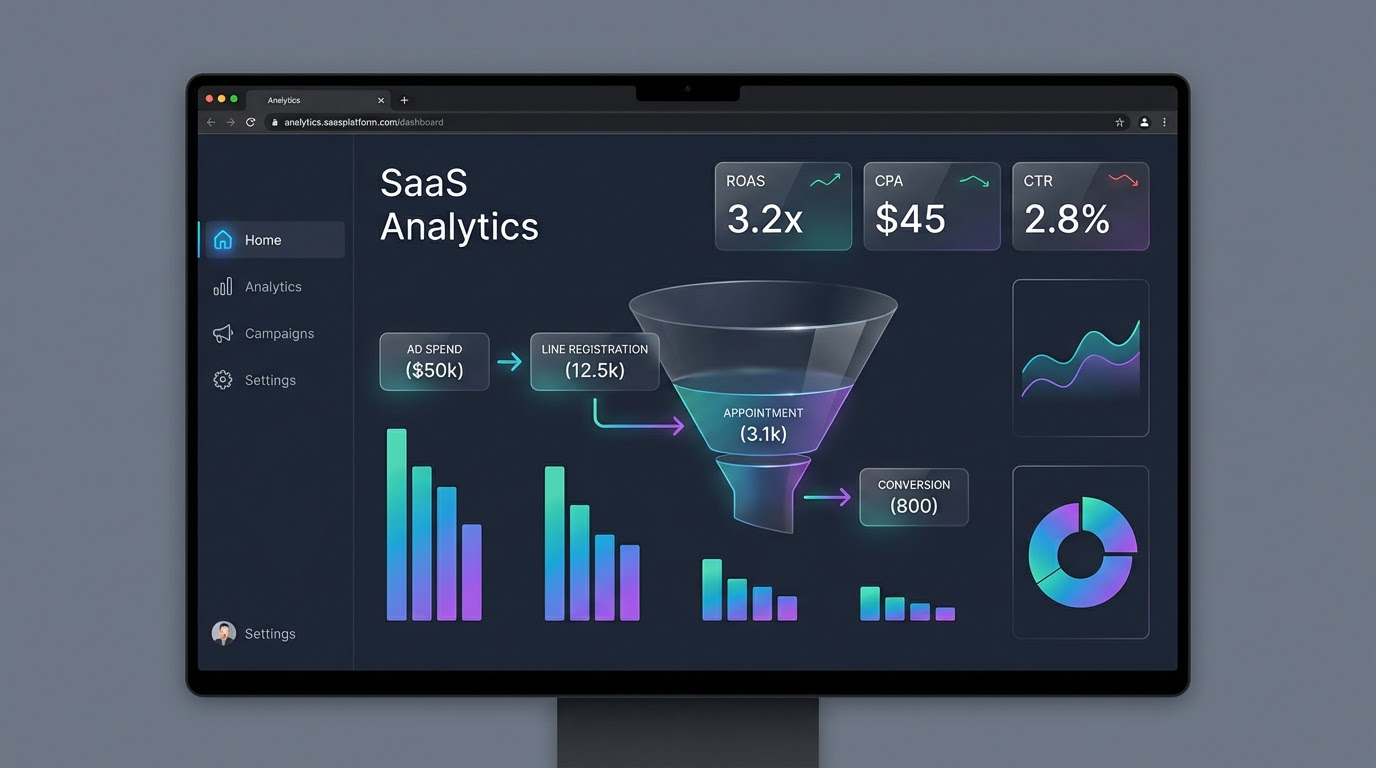 広告ファネル管理ダッシュボード